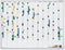 Magnetoplan Jaarlijkse planner CC Permanent - 90x60cm - met kalenderstrepen - magnetisch