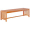 vidaXL - Tuinbank - 130 - cm - massief - eucalyptushout