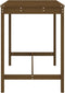 vidaXL Tuintafel 121x82,5x110 cm massief grenenhout honingbruin