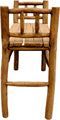 Decoratieve bank Pank - 80x30x64 - Antiek - Teak