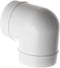 EUROPLAST - Buisboog 90 Graden - Ø 100mm PVC Kunststof Ventilatiebuis
