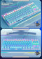 K2 RGB mechanisch gaming toetsenbord - TKL - blue switch - Blauw