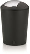 Kela Marta - Afvalemmer - Tuimel deksel - 5 liter - Zwart