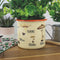 Gift Republic Emaille Bloempot - Paddestoelen