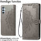 iMoshion Hoesje Geschikt voor Samsung Galaxy A54 (5G) Hoesje Met Pasjeshouder - iMoshion Mandala Bookcase - Grijs