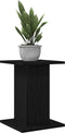 vidaXL - Plantstandaard - 2 - stuks - Zwart - Eiken - 30x30x40 - cm - Engineered - Wood