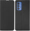 iMoshion Hoesje Geschikt voor Motorola Edge 20 Pro Hoesje Met Pasjeshouder - iMoshion Slim Folio Bookcase - Zwart