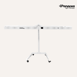 Panacea Manual Lift Panel Stand - Verrijdbare Standaard voor Lichttherapie - Verstelbare Hoogte tot 160 cm - Max. 20 kg