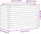vidaXL - Plantenbak - 70x40x46 - cm - massief - douglashout