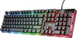 Trust GXT 835 Azor - Toetsenbord - Anti-ghosting en gamingmodus - RGB verlichting