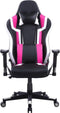 Gamestoel Tornado bureaustoel - ergonomisch verstelbaar - racing gaming stoel - zwart roze