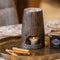 Scentchips® Rib Rond Waxbrander - Geurbrander - Oliebrander - Wax Melts Brander - Aromabrander - Ook Geschikt Voor Essentiële Oliën - Geurolie - Waxmelts - Brons