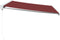 vidaXL - Luifel - handmatig - uittrekbaar - 450x300 - cm - bordeauxrood