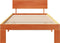 vidaXL - Bedframe - met - hoofdbord, - gewaxd - bruin, - 80x200 - cm, - massief - grenenhout