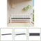 vidaXL - Tuinbankkussen - 200x50x7 cm - oxford stof - antracietkleurig