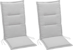 Summerset Club - 2-delige Tuinkussenset hoge rug - Natural
