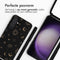 imoshion Hoesje Geschikt voor Samsung Galaxy S23 FE Hoesje Met Koord - imoshion Siliconen design hoesje met koord - Zwart / Sky Black