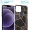 iMoshion Hoesje Geschikt voor iPhone 13 Hoesje Met Koord - iMoshion Design Hoesje met Koord - Zwart / Black Graphic