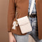 Telefoontasje Dames Crossbody - Selencia Avani Slang Telefoontasje Crossbody - Universeel Schoudertasje telefoon - Wit