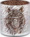PTMD Desiree Windlicht Tijger - H15 x Ø15 cm - Glas - Goud