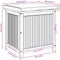 vidaXL - Kussenbox - voor - buiten - 60x50x61 - cm - massief - acaciahout