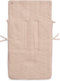 Jollein River Knit - Voetenzak voor Autostoel en Kinderwagen - Met capuchon - Pale Pink