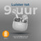 Denver TWE-48GR - Draadloze in-ear oordopjes - Bluetooth 5.3 - Grijs