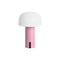 Leitmotiv Tafellamp – Snoerloos & Dimbaar – Ø15,5 x 24 cm – Vervaagd Roze