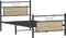 vidaXL - Bedframe - zonder - matras - hout - sonoma - eikenkleurig - 100x190 - cm