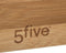 5Five Bestekbak/keuken organizer - Set van 2x stuks - 1-vaks - Tidy Smart - bamboe hout - 38 x 15 x 7 cm