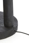 Light & Living Vloerlamp Xitta - Mangohout - 135cm - Mat Zwart - excl. kap