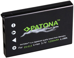 Patona 1165 - Accu Li-Ion 1200mAh - 4,3mm hoog - 51,3mm breed - 32,3mm diep