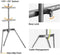 Tv standaard ezel studio design - tv statief - tot 65 inch beeldscherm draaibaar