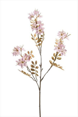 Emerald Kerst Kunstbloemen Zijde bloemen Tweedia x3 Licht Paars Roze 62 cm 430504