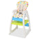vidaXL - Kinderstoel - met - blad - 3-in-1 - verstelbaar - blauw - en - groen