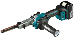 Makita DBS180RTJ - Bandschuurmachine - Instelbare knikarm 90° - Blauw