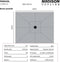 Madison Parasol | Corsica push-up | Light Grey | 200x250cm