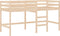 vidaXL - Kinderhoogslaper - met - ladder - 80x200 - cm - massief - grenenhout