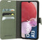 Mobiparts Galaxy A13 (2022) 4G - Classic Wallet Case - Ruimte voor pasjes - Groen