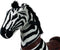 MY PONY, rijdend speelgoed zebra van ROLLZONE ®, 3 - 6 jaar (MP2001-S)