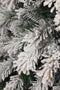 Black Box Chandler Franse kunstkerstboom frosted maat in cm: 230 x 127 groen - GROEN