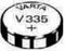 Varta V335 - Zilveroxide knoopcel-batterij - 1,3mm hoog