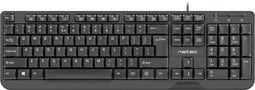 NATEC NKL-0967 TROUT - Toetsenbord - Full-size 104 toetsen - Zwart