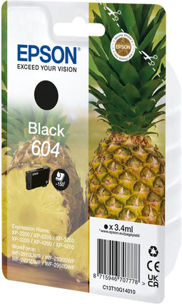 Epson 604 - Originele inkt cartridge - 500 pagina's - Zwart