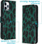 iMoshion Hoesje Geschikt voor iPhone 12 Pro / 12 Hoesje Met Pasjeshouder - iMoshion Design Softcase Bookcase - Zwart / Meerkleurig / Groen / Green Leopard