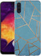 iMoshion Hoesje Geschikt voor Samsung Galaxy A30s / A50 Hoesje Siliconen - iMoshion Design hoesje - Blauw / Meerkleurig / Goud / Blue Graphic