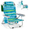 Coast Strandstoel - Verstelbare rugleuning - Max. 150 kg - 66 x 65 x 75 cm - Groen
