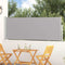 vidaXL - Tuinscherm - uittrekbaar 100x300 cm - grijs