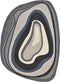 Brink en Campman - Brink en Campman Habitat Aura Grey Outdoor 477304 Vloerkleed - 250x350 - Ovaal - Buiten,Laagpolig Tapijt - Modern - Meerkleurig
