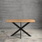 Old Inn - Eetkamertafel Mango Deens ovaal 200x100cm met Spinpoot